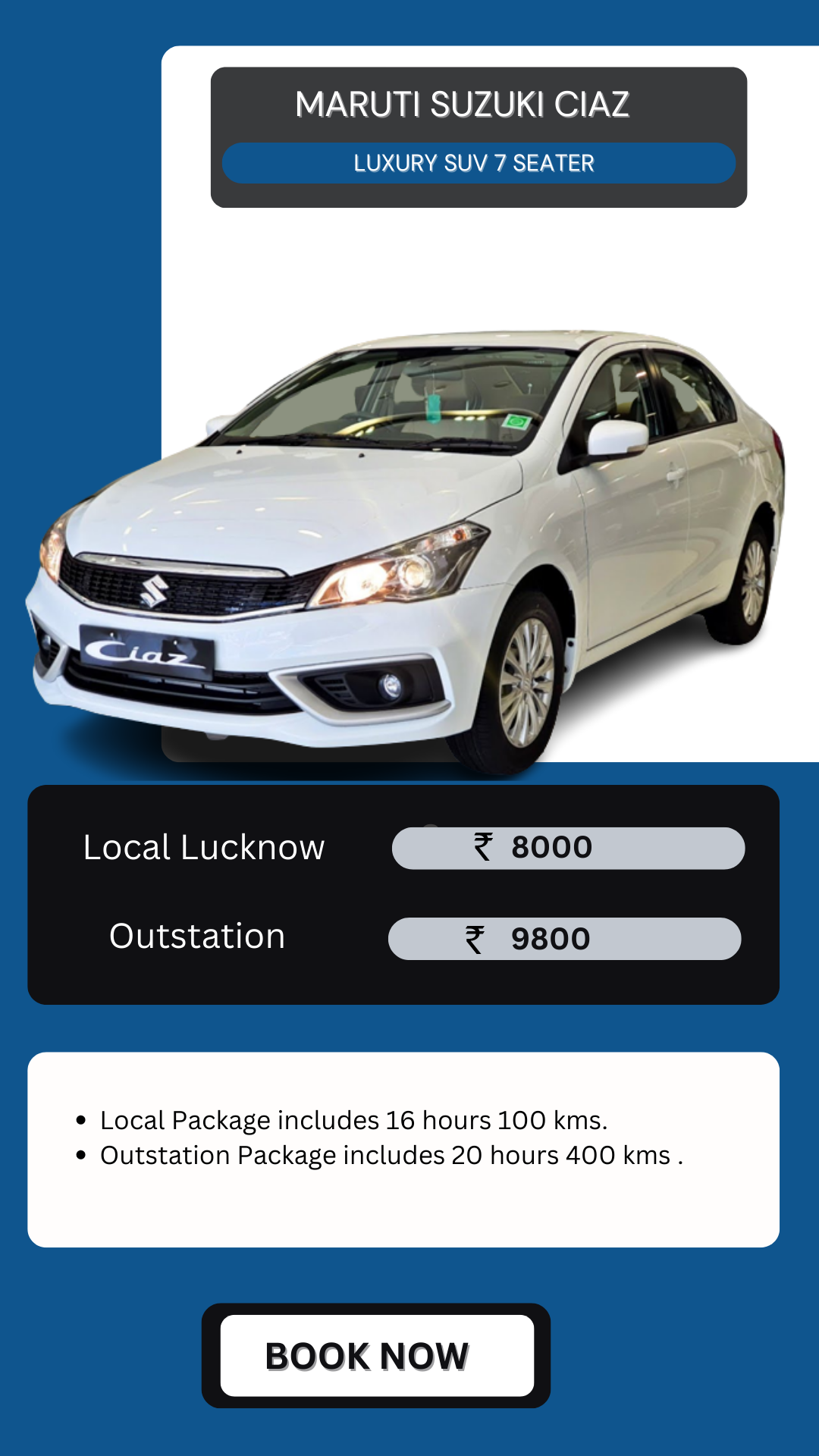 Hire Hyundai CIAZ for wedding